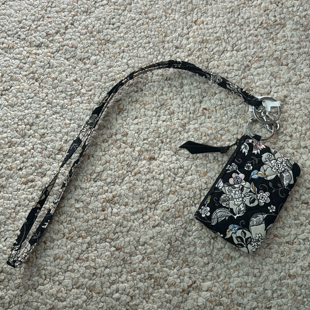 Zip ID Lanyard in cotton